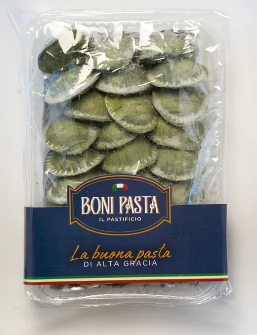 Sorrentinos de espinaca y pollo