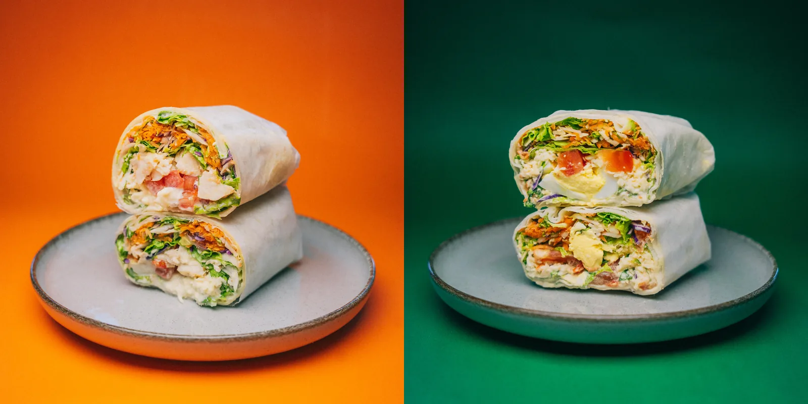 Wraps de pollo y vegetariano: el almuerzo para llevar que hacemos cada mañana