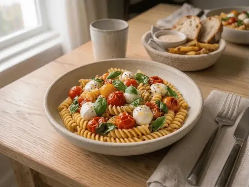 Pasta caprese